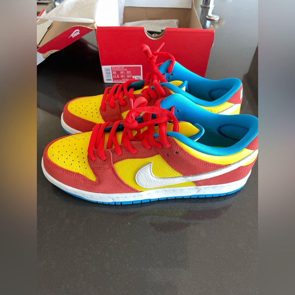 NWT NIKE SB DUNK LOW PRO HABANERO RED SNEAKERS US10 MAN - Picture 4 of 15